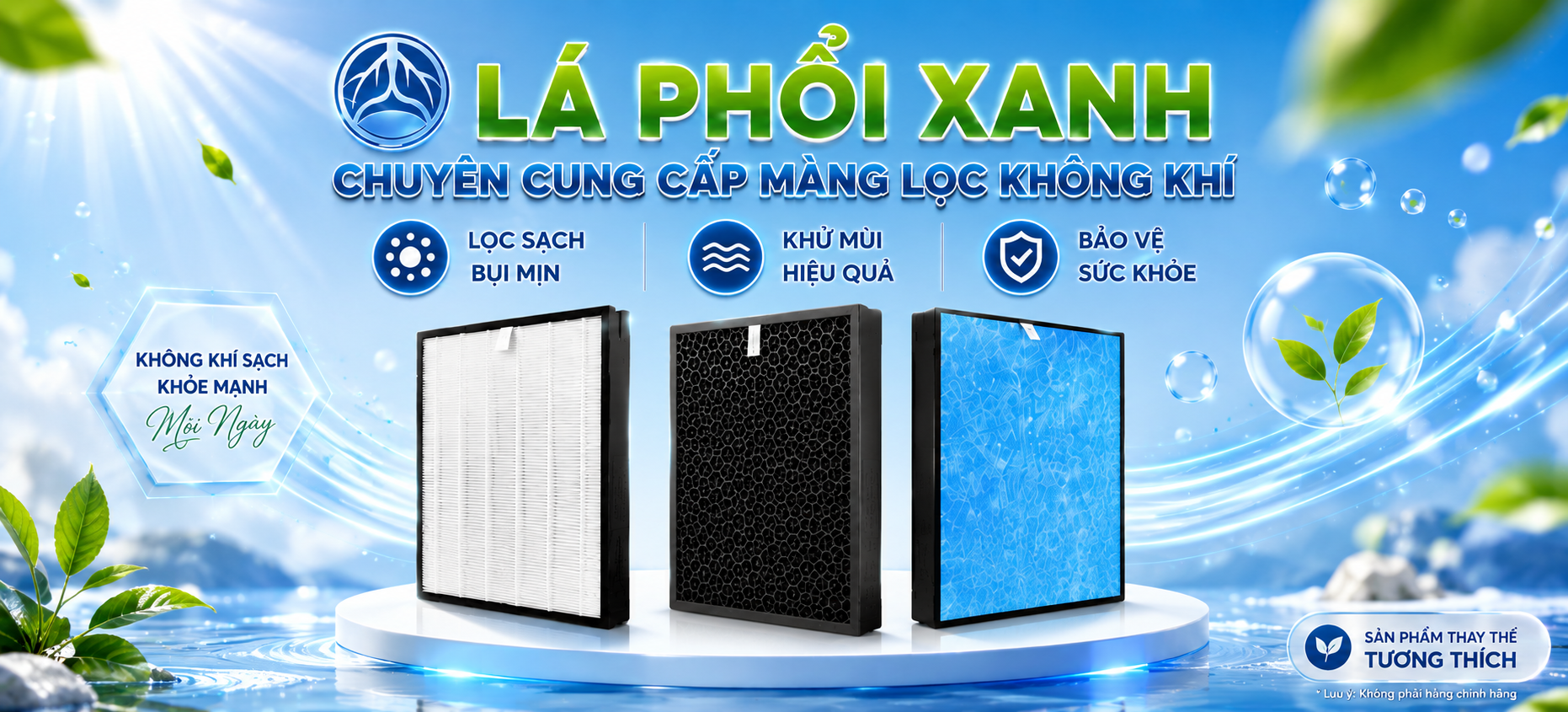 Màng lọc không khí thay thế tương thích