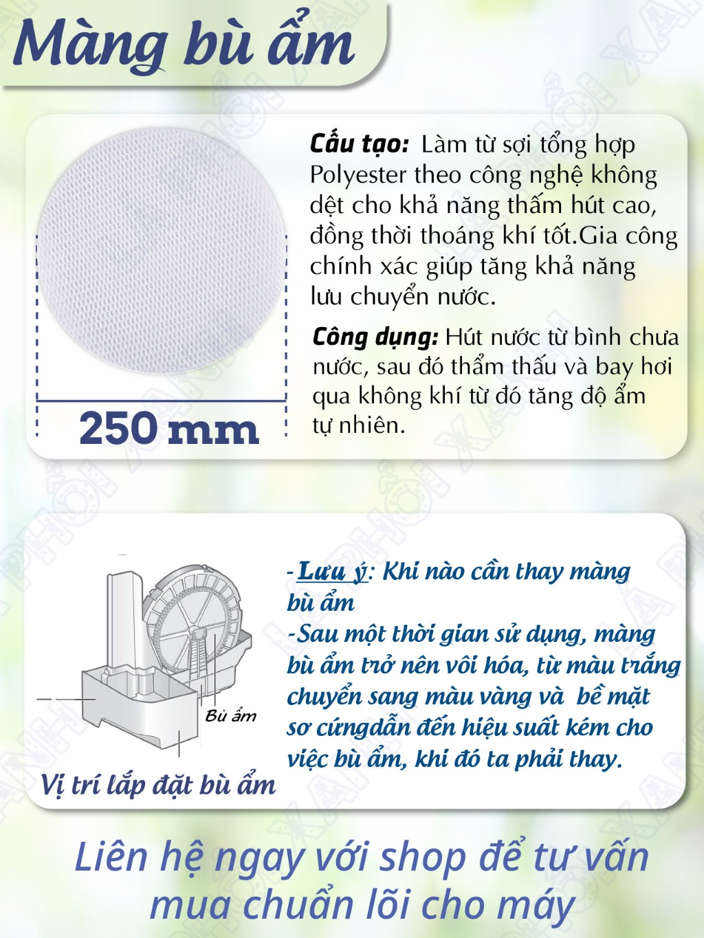 Màng lọc tương thích máy Panasonic F-VXG50 | F-VX40H2 | F-VX50E8 | F-VXH50 | F-VXJ50 | F-VXGB50 | F-VXH50B2 - Ảnh 9