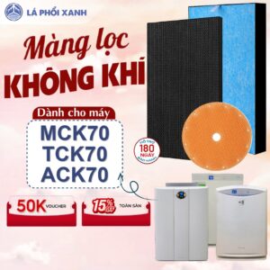 Màng lọc không khí tương thích máy Daikin MCK70 ACK70 TCK70 - Màng lọc hepa - Tấm lọc không khí - Bù ẩm