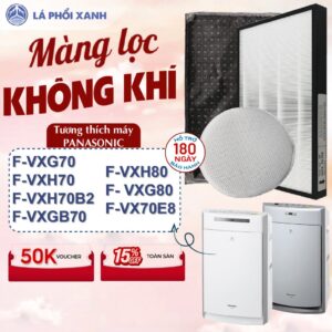 Màng lọc tương thích máy Panasonic F-VXG70 F-VXH70 F-VXH70B2, F-VXGB70, F-VXH80, F- VXG80 F-VX70E8 - Tấm lọc không khí