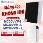 Màng lọc tương thích máy Daikin MC30VVM MC30UVM6 - Tấm lọc không khí chất lượng - Màng lọc Hepa - Màng lọc không khí