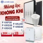 Màng lọc tương thích máy Panasonic F-VXG35 F-VXF35 F-VXH35 F-VXJ35 F-VXE40 - Màng lọc Hepa - Tấm lọc không khí