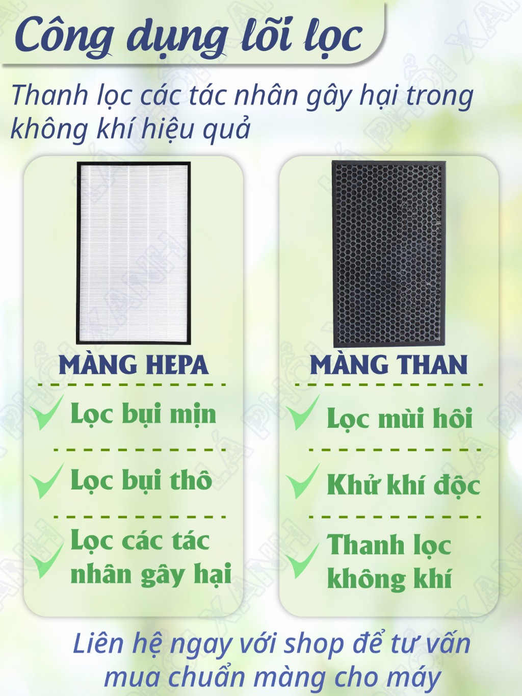 Màng lọc tương thích máy Panasonic F-PXF55A, F-PXH55A, F-PXM55A - Lõi lọc không khí - Tấm lọc không khí chất lượng - Ảnh 6