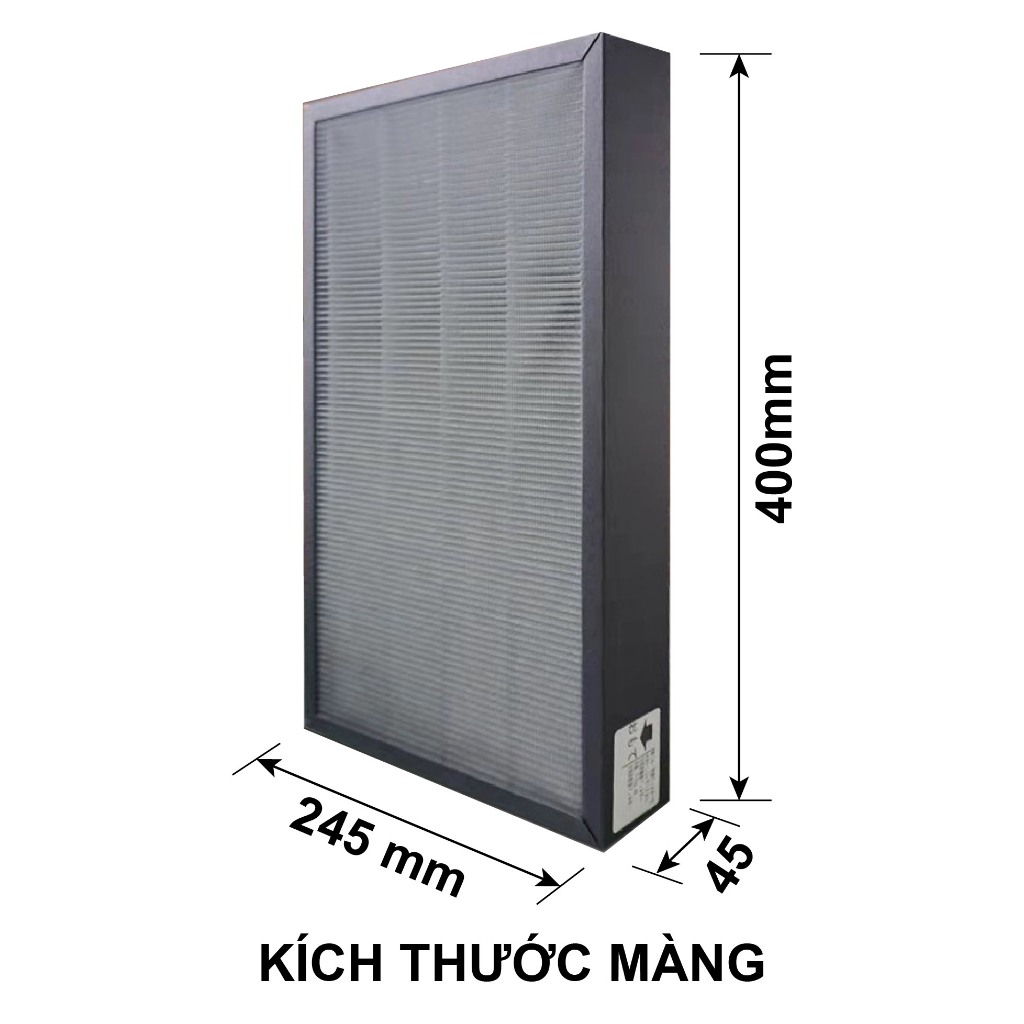 Màng lọc tương thích máy Panasonic F-VXL40 F-VX40 F-VXK40 F-VXM40 - F-VR401 - Màng lọc Hepa - Ảnh 2