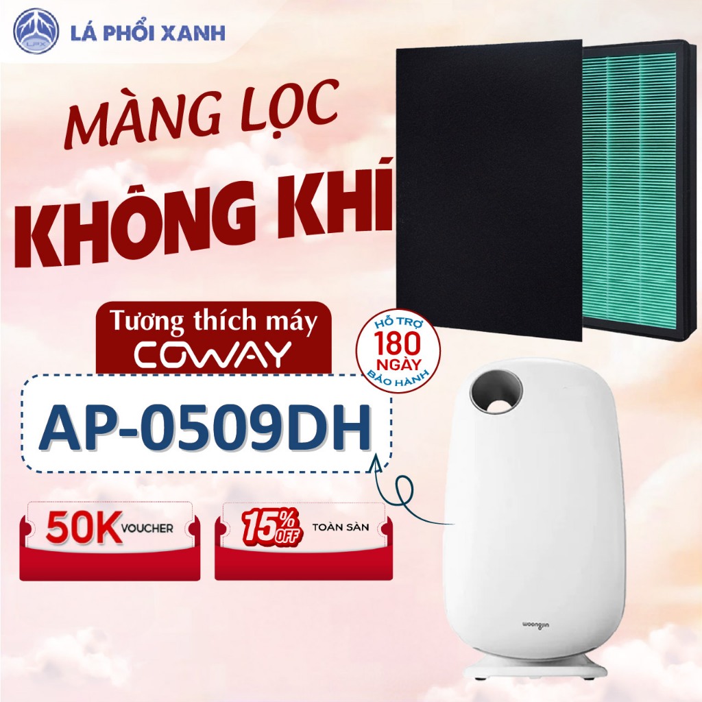 Màng Lọc tương thích máy Coway AP-0509DH - Bộ màng lọc không khí chất lượng cao cho máy lọc khôg khí