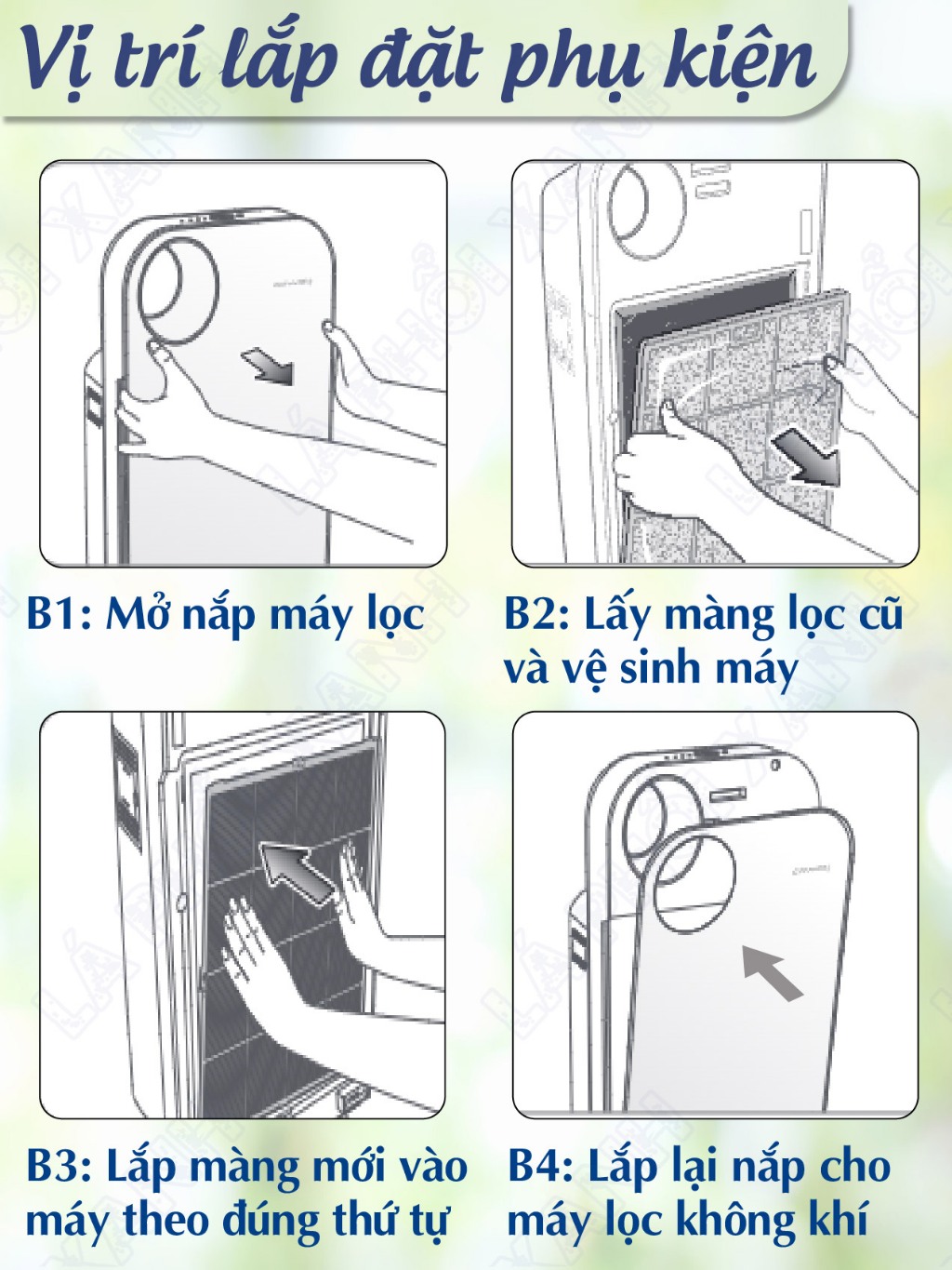 Màng Lọc tương thích máy Coway AP-0509DH - Bộ màng lọc không khí chất lượng cao cho máy lọc khôg khí - Ảnh 8