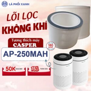 Lõi lọc không khí tương thích máy Casper AP-250MAH - Tấm lọc không khí chất lượng cao cho máy lọc