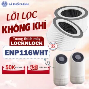 Màng lọc không khí tương thích cho Locknlock ENP116WHT - Lõi lọc không khí chất lượng cao