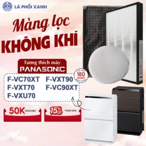 Màng lọc tương thích máy Panasonic F-VC70XT F-VXT70 F-VXU70 F-VC70XU F-VXV70 F-VXW70 F-VXT90 F-VXU90 F-VXV90 F-VC90XT