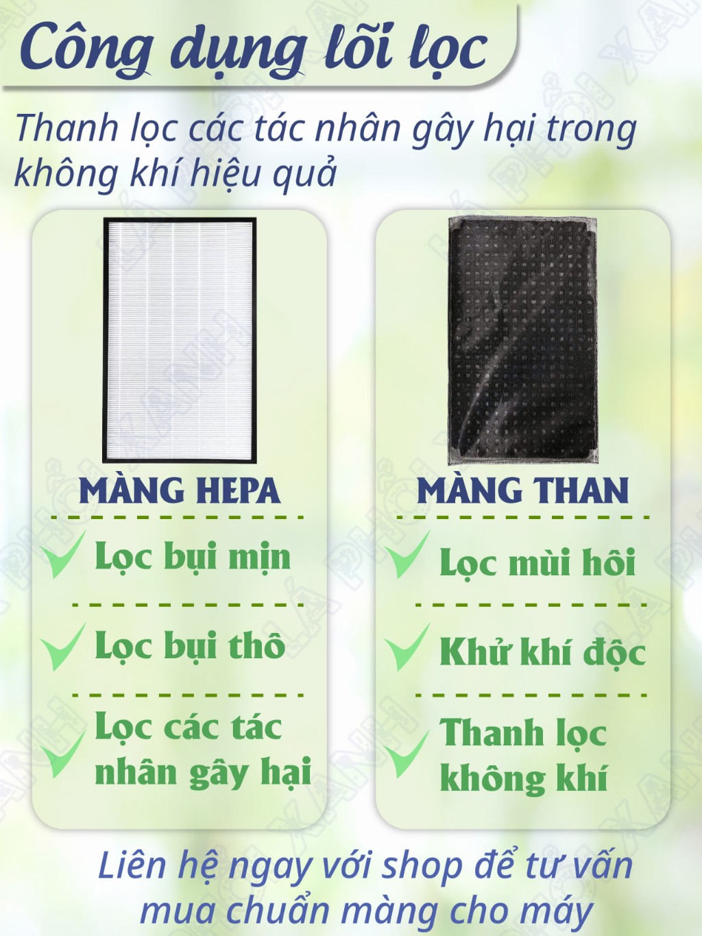 Màng lọc tương thích máy Panasonic F-VC70XT F-VXT70 F-VXU70 F-VC70XU F-VXV70 F-VXW70 F-VXT90 F-VXU90 F-VXV90 F-VC90XT - Ảnh 6