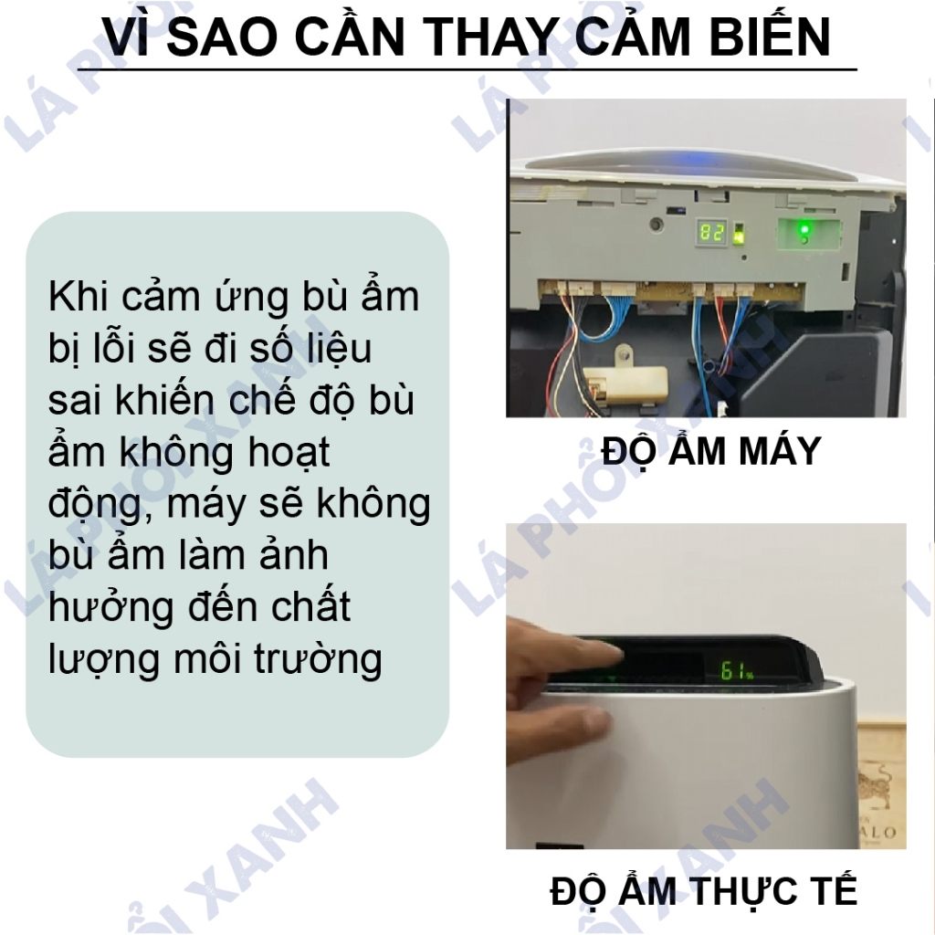 Module cảm biến nhiệt độ, độ ẩm, Cảm biến cho máy lọc không khí, máy hút ẩm - Ảnh 7