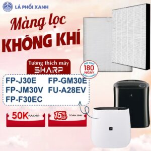 Màng lọc tương thích cho máy Sharp FP-J30E FP-JM30V FU-A28EV FP-GM30E FP-F30E - Màng lọc không khí chất lượng cao