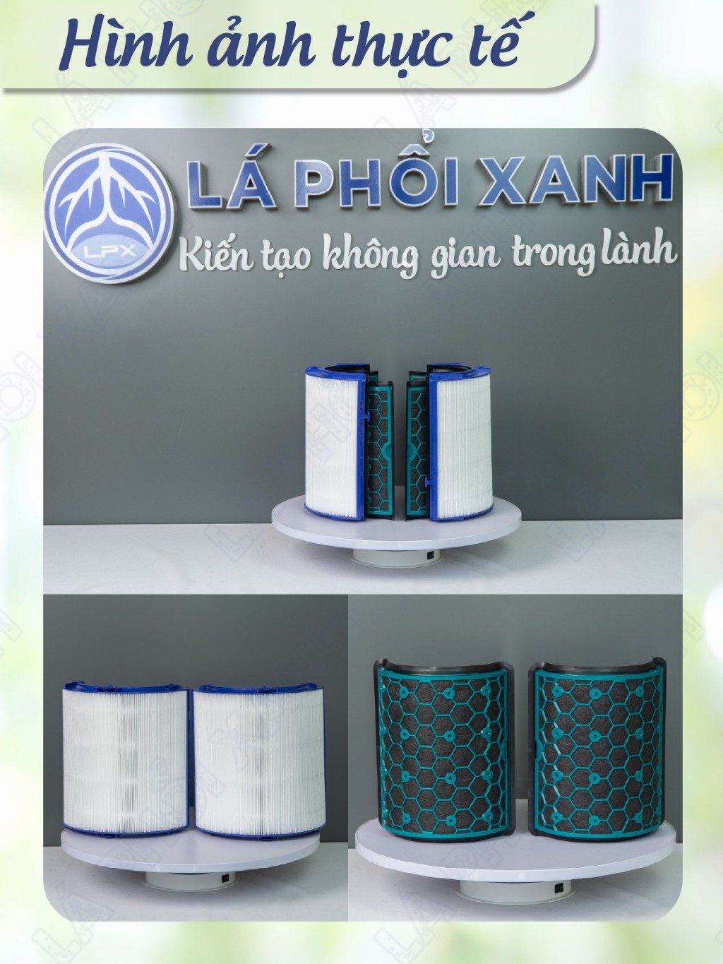 Lõi lọc tương thích cho quạt không cánh TP04 | HP04 | DP04 - Màng lọc không khí chất lượng cho quạt không cánh - Ảnh 8