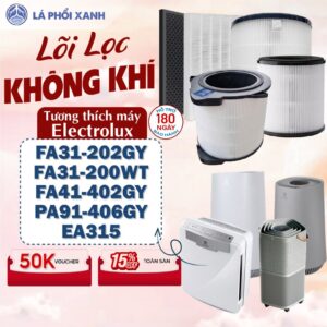 Lõi lọc tương thích máy Electrolux FA31 FA41 PA91-406GY EP32-25UGA EP53-46GA - Màng lọc tương thích máy EAC315