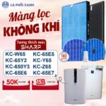 Màng lọc không khí cho máy Sharp KC-W65 KC-Y65 KC-Z65 KC-65E5 KC-65Y2 KC-650Y3 - Bộ lọc không khí chất lượng cao cho máy
