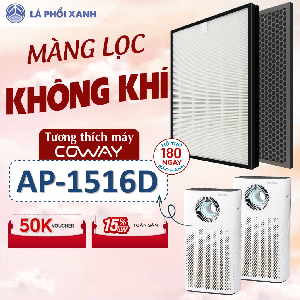 Màng lọc tương thích máy Coway AP-1516D - Màng lọc không khí chất lượng cao cho máy lọc không khí