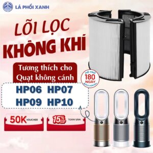 Lõi lọc tương thích cho quạt không cánh HP06 HP09 HP10 - Màng lọc không khí chất lượng cho quạt HP06 HP09 HP10