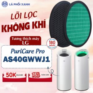 Màng lọc tương thích máy LG Puricare Pro AS40GWWJ1 - Màng lọc không khí AS40GWWJ1-HF chất lượng