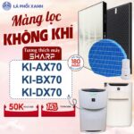 Màng lọc không khí tương thích cho máy Sharp KI-AX70 KI-BX70 KI-DX70, Màng lọc hepa, Tấm lọc không khí, Màng lọc s