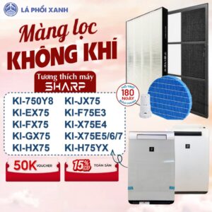 Màng lọc tương thích cho máy Sharp KI-EX75 KI-FX75 KI-GX75 HX75 JX75 KI-X75E4/5/6/7 KI-H/J75YX,..