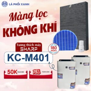 Màng lọc không khí tương thích cho Sharp KC-M401 - Màng lọc hỗn hợp Sharp KC-M401, Màng bù ẩm tương thích cho máy