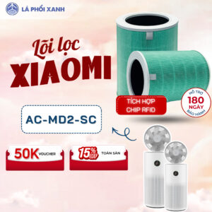 Lõi lọc máy lọc không khí kèm quạt Xiaomi Mijia AC-MD2-SC, Lõi lọc thay thế cho máy lọc không khí Xiaomi Mijia AC-MD2-SC