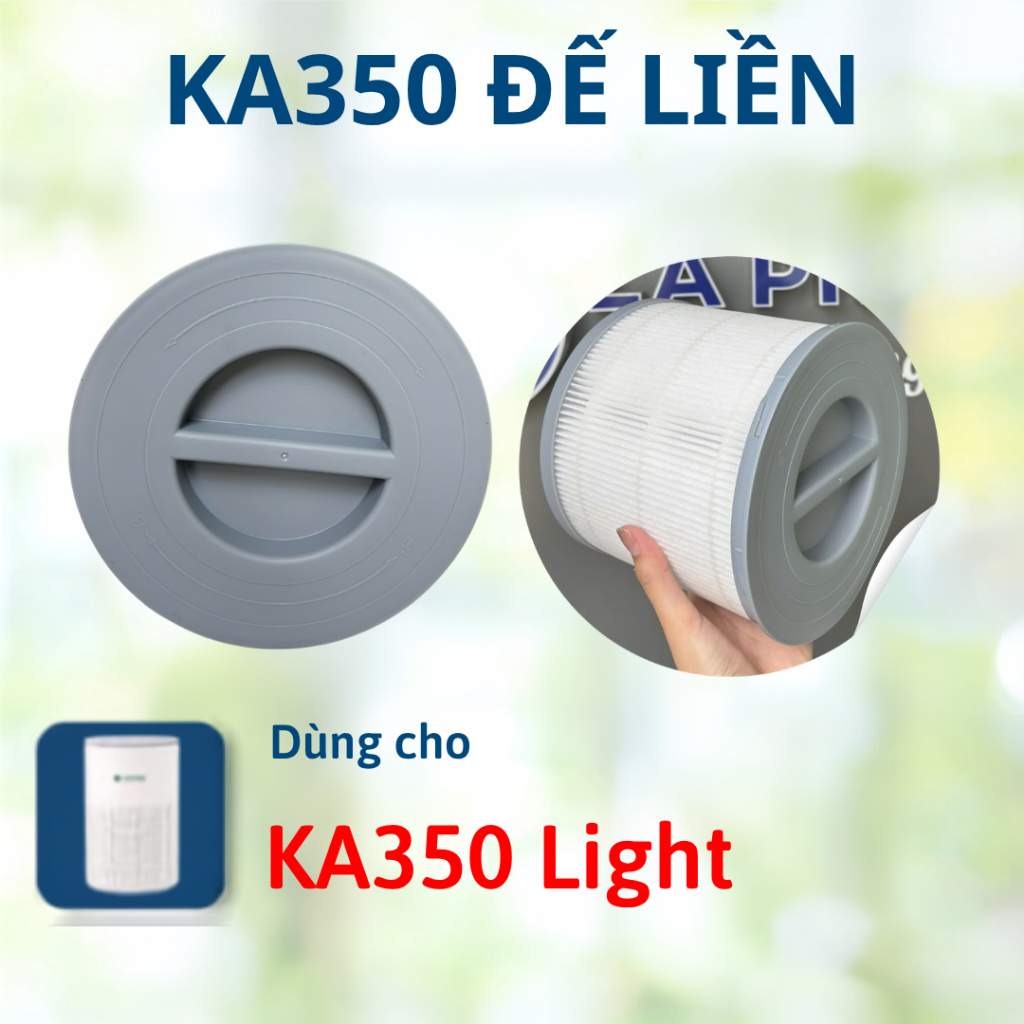 Lõi lọc tương thích máy uvgreen KA-350 Light , KA-350 Pro KA350 Standard, Lõi lọc không khí KA350-FT - Ảnh 2