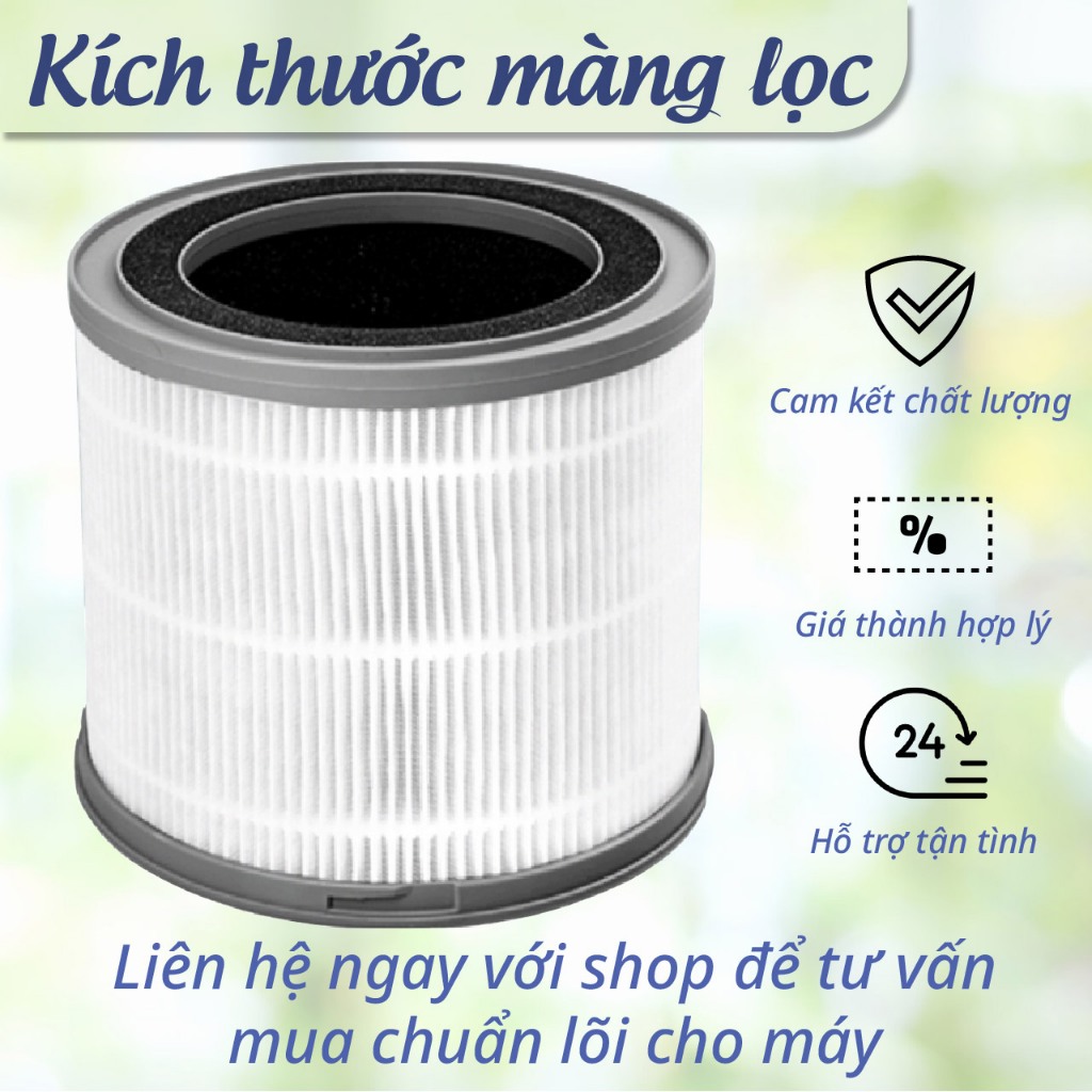 Lõi lọc tương thích máy uvgreen KA-350 Light , KA-350 Pro KA350 Standard, Lõi lọc không khí KA350-FT - Ảnh 4