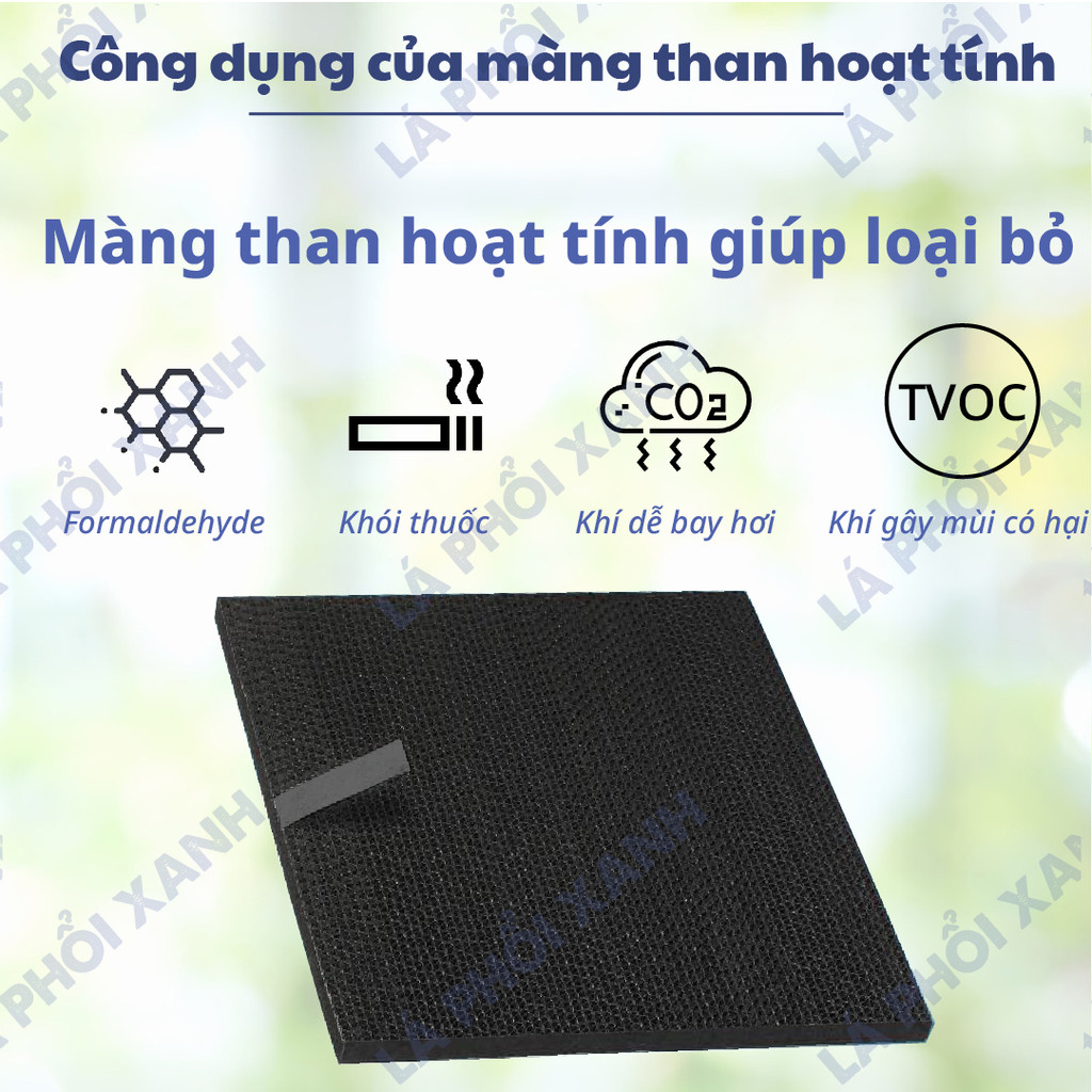 Màng lọc tương thích máy Daikin MC55U MC55X MC55W MC55Y MC55Z MC554A - Màng lọc Hepa, màng than chất lượng - Ảnh 5