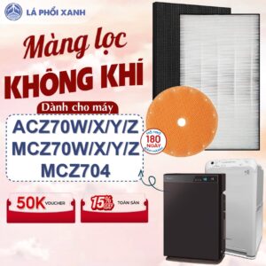 Màng lọc tương thích Daikin ACZ70W/X/Y/Z  MCZ70W/X/Y/Z MCZ704 - Màng lọc Hepa, Màng lọc không khí tương thích máy Daikin