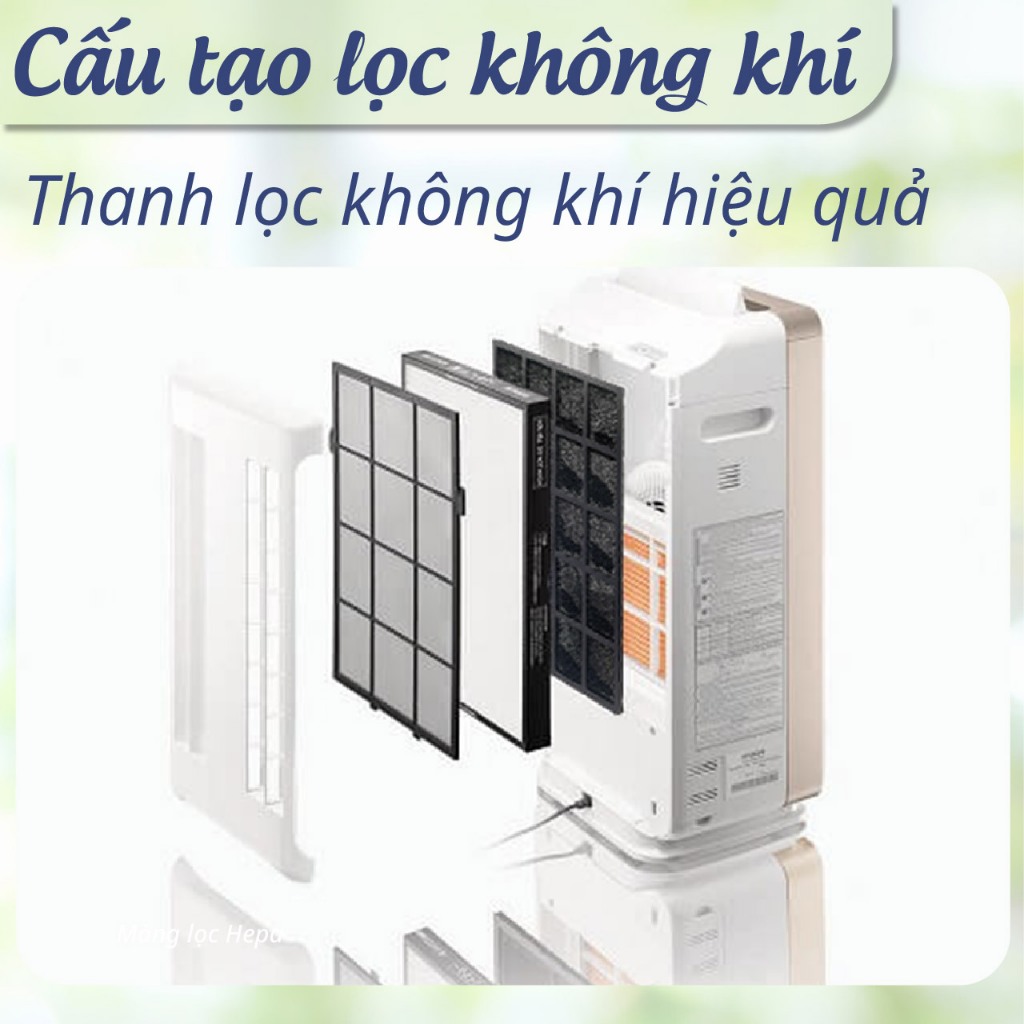 Màng lọc không khí Sharp FU-A80EA - Phụ kiện màng lọc bụi, màng than thay thế cho máy lọc không khí Sharp FU-A80EA - Ảnh 5