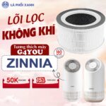 Lõi lọc tương thích máy G4YOU ZINNIA - Tấm lọc không khí hỗn hợp 3 màng chất lượng