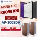 Màng Lọc tương thích máy Coway AP-1008DH - Bộ lọc chất lượng cao cho máy lọc không khí - Màng lọc - Màng khử khuẩn