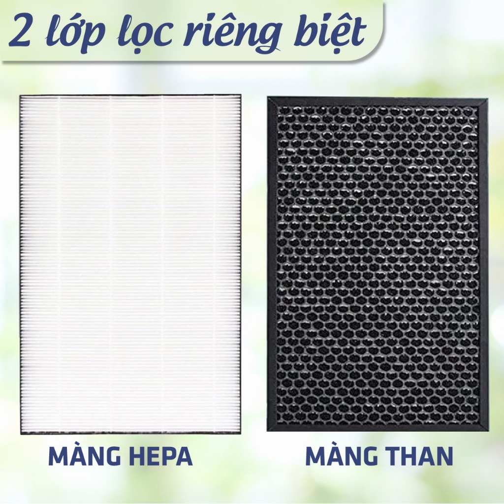 Màng lọc tương thích cho Sharp DW-J27FV - Phụ kiện màng lọc bụi, màng than hoạt tính thay thế cho máy lọc không khí - Ảnh 4