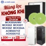Màng lọc tương thích máy Daikin MCK555AVMV MCK55X/Y/Z MCK554A ACM55X/Y/Z ACK55X/Y/Z - Bộ lọc không khí chất lượng cao