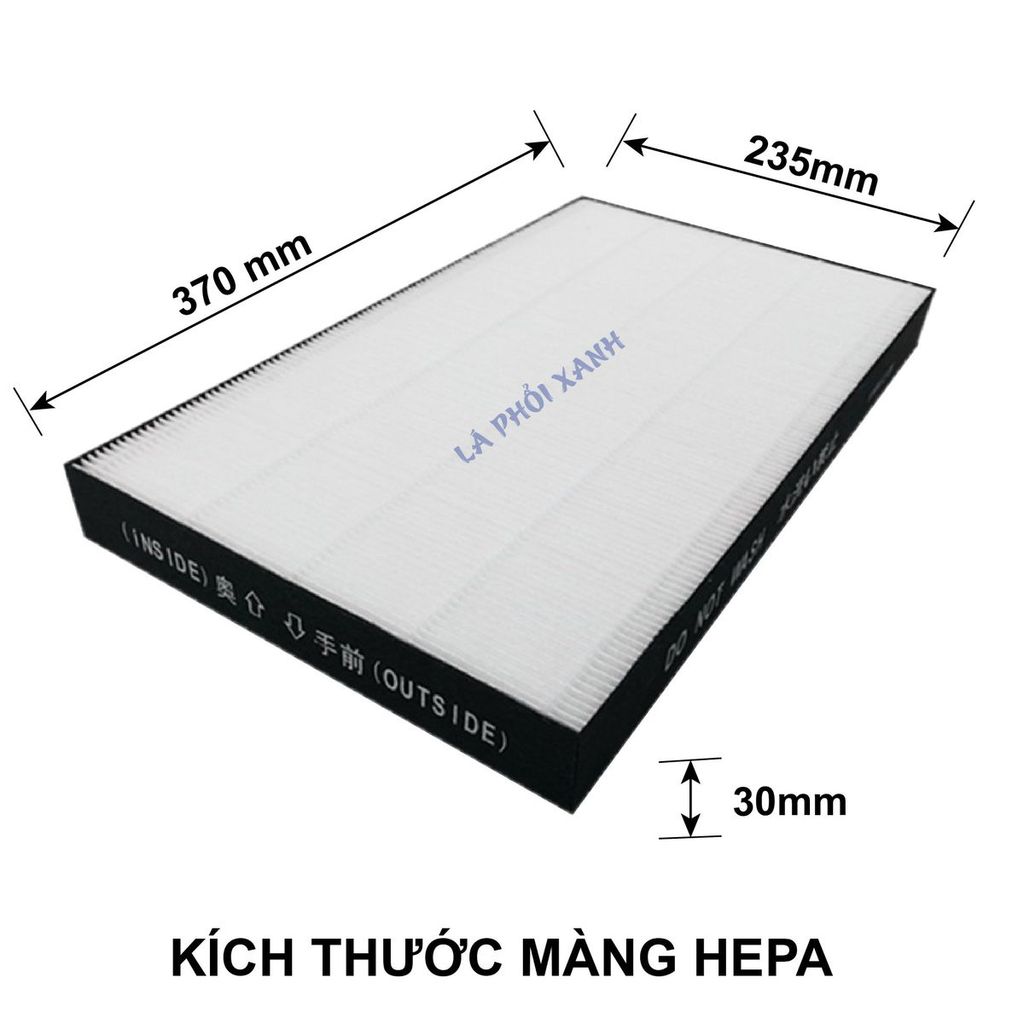 Màng lọc không khí tương thích cho máy Sharp KC-W45 Y45 Z45 45Y2 450Y3 W45Y - Màng lọc không khí chất lượng cao - Ảnh 2