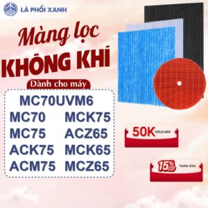 Màng lọc không khí Daikin MCK75 MC70MVM6 MCZ65 MCK65 - Màng lọc hepa - Tấm lọc không khí