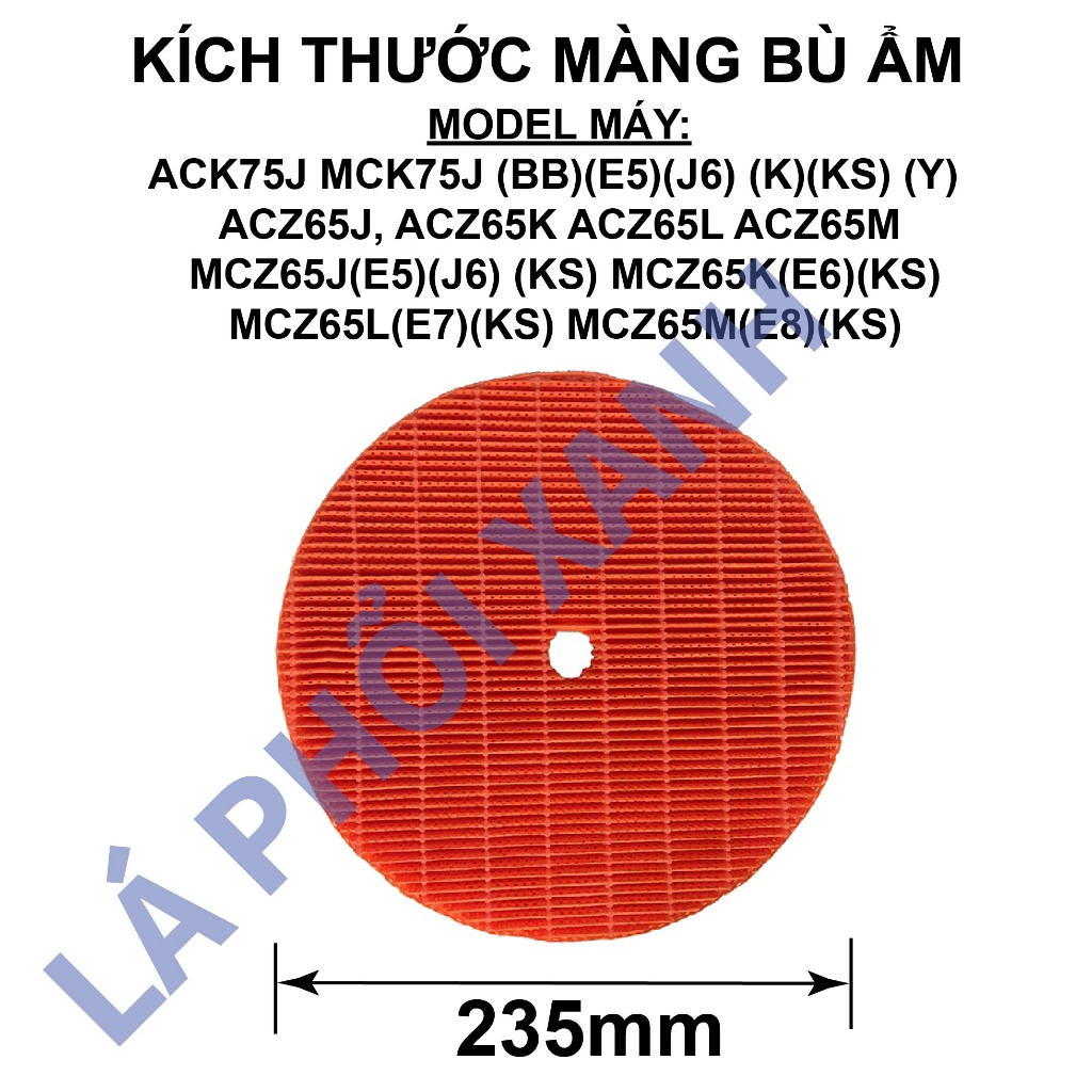 Màng lọc không khí Daikin MCK75 MC70MVM6 MCZ65 MCK65 - Màng lọc hepa - Tấm lọc không khí - Ảnh 4