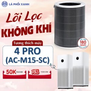Lõi lọc tương thích máy Air purifier 4 PRO - Lõi lọc không khí thay thế cho máy lọc 4 Pro