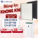 Màng lọc không khí cho máy DW-E16FA, CV-DF100, CV-EF120 - Phụ kiện màng lọc hepa, màng than